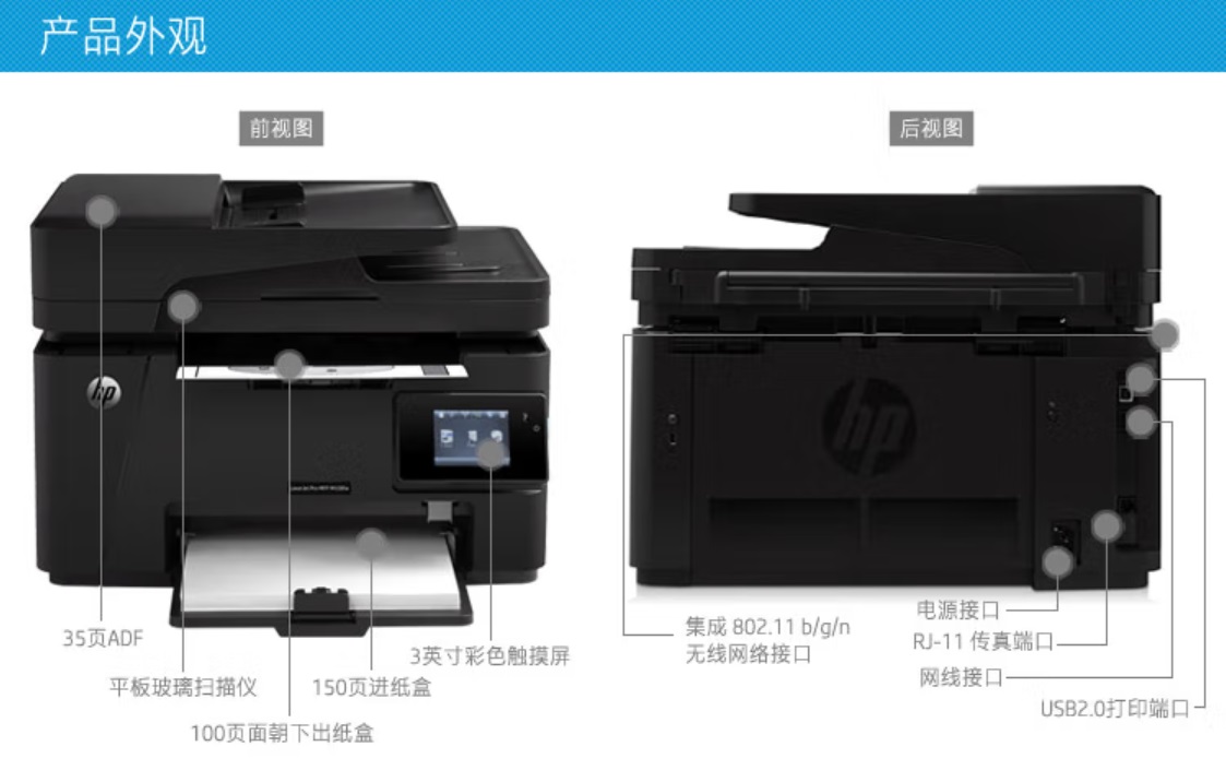 惠普M128fw黑白無線打印復印掃描傳真2.jpg